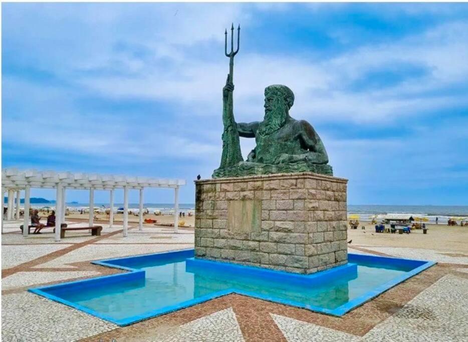 Apto Aconchegante - Praia Grande Екстериор снимка