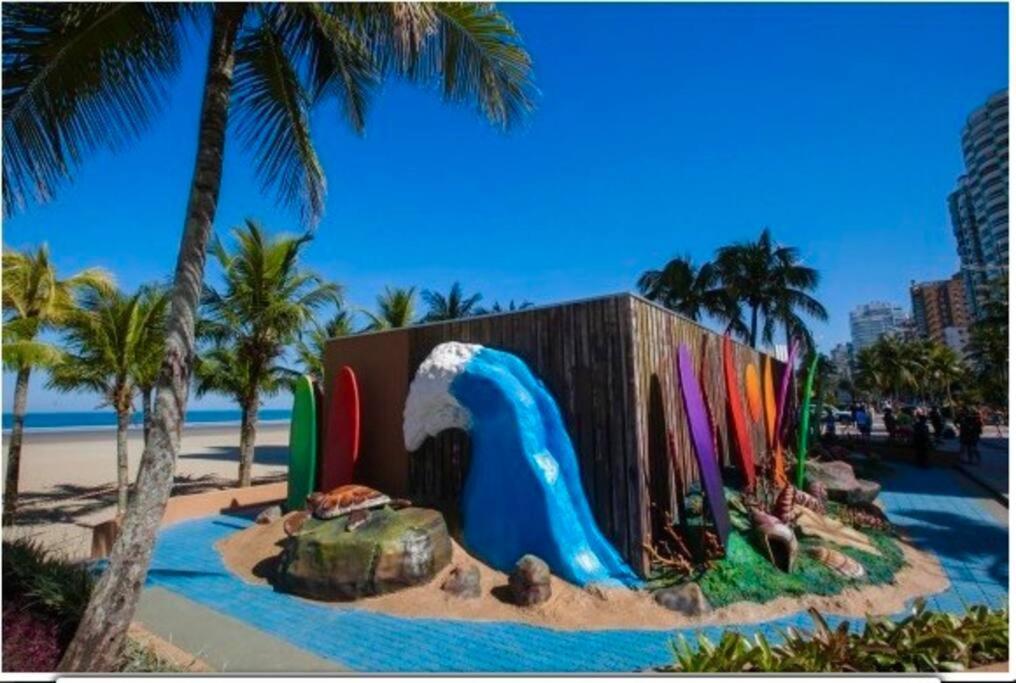 Apto Aconchegante - Praia Grande Екстериор снимка